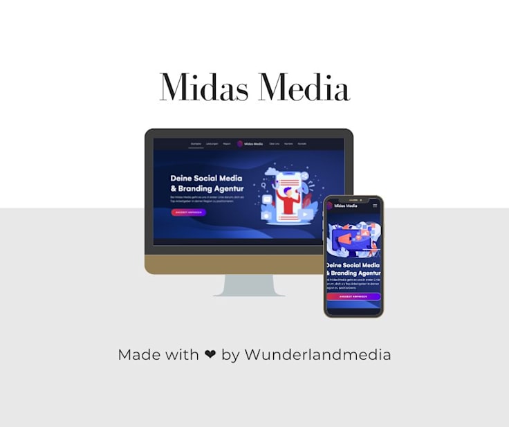 Midas Media Website Build