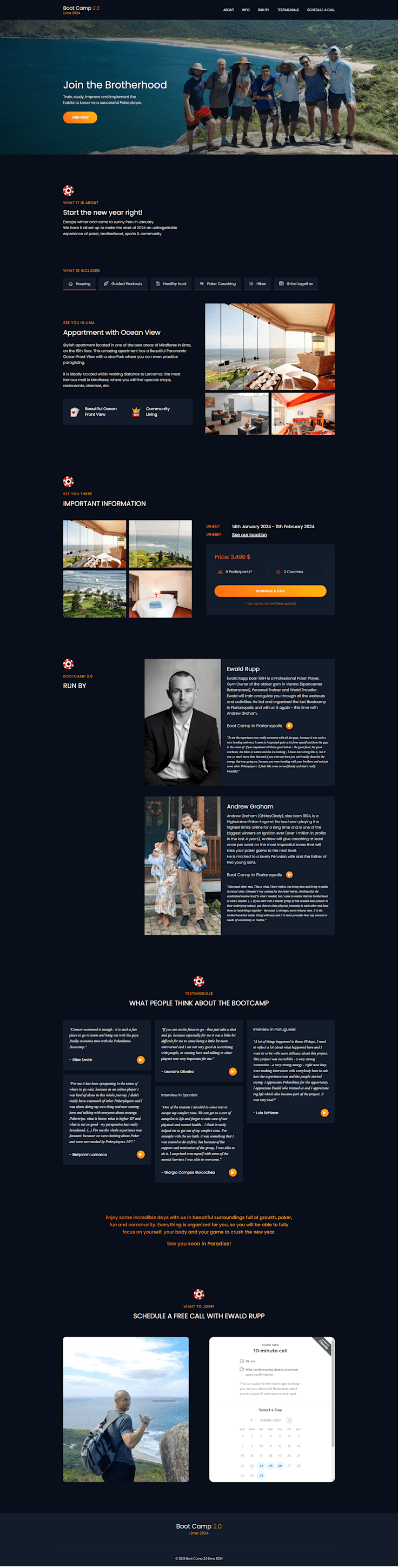 Poker Boot Camp - Peru