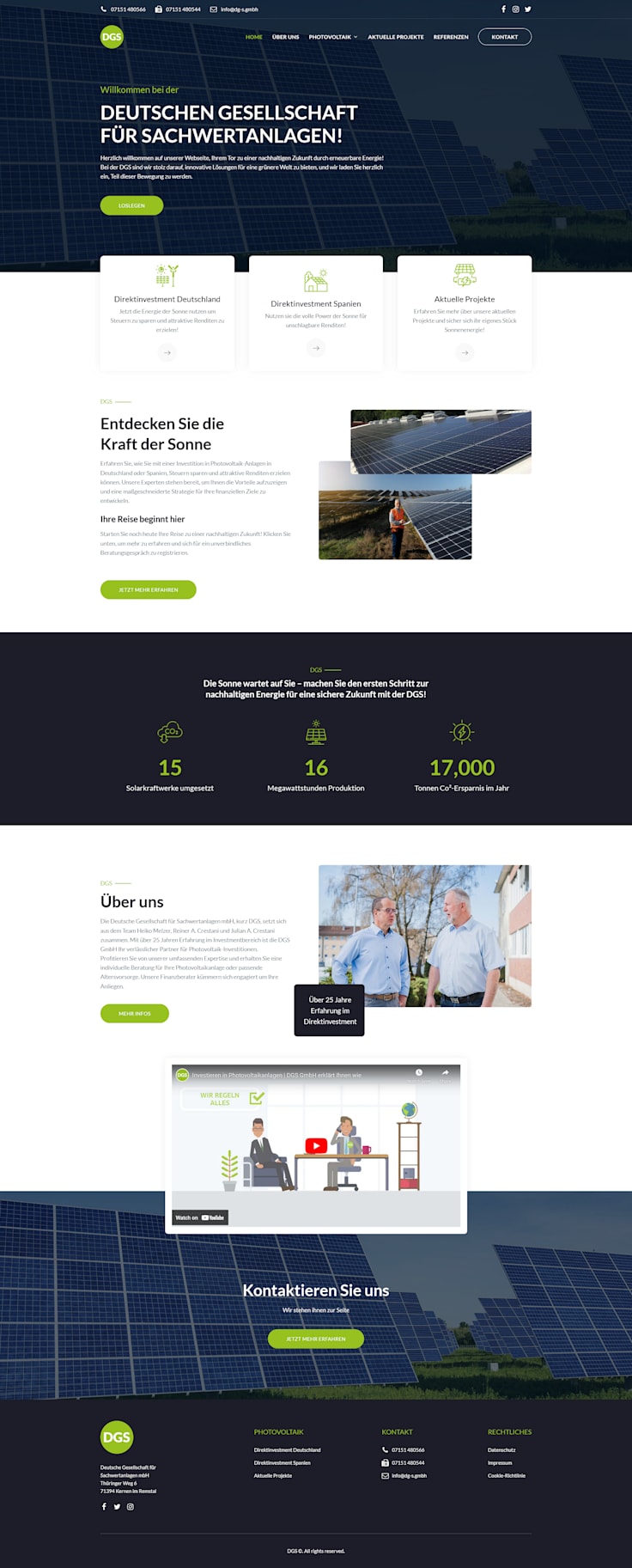 Solarenergie-Unternehmen