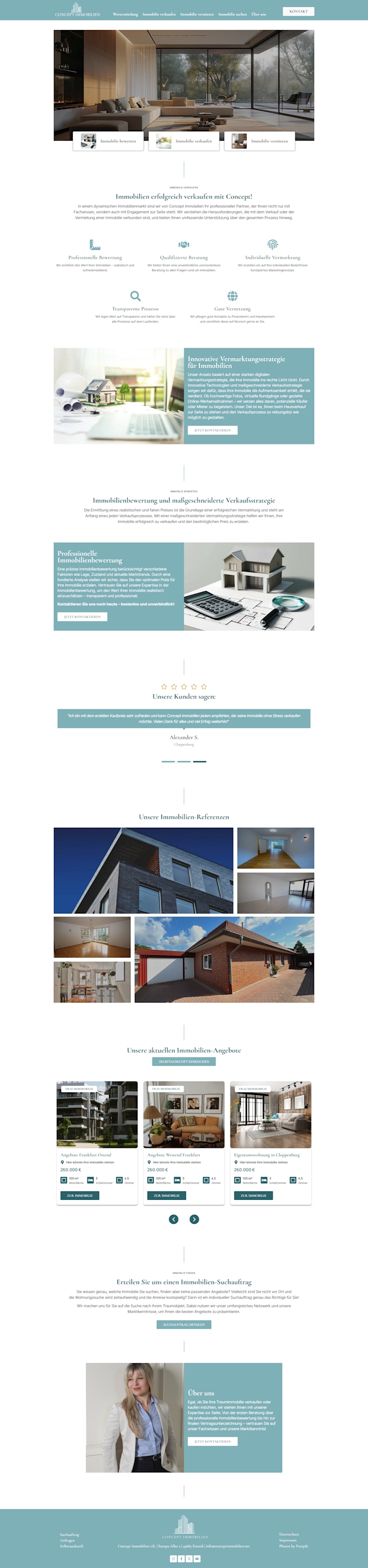 Immobilien erfolgreich verkaufen mit Concept!