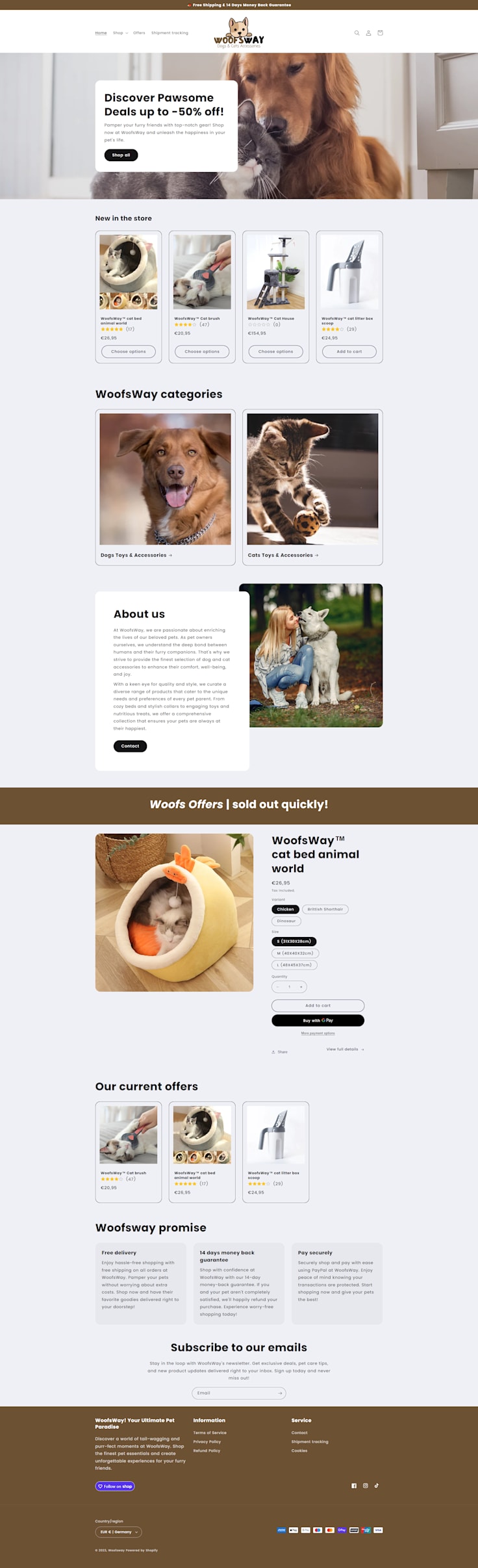 Cats & Dogs - Dropshipping Brand