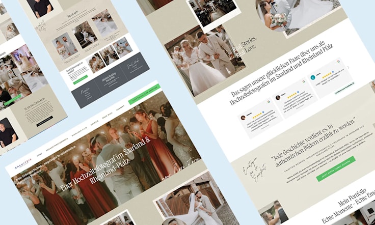 WordPress Webdesign and SEO - Wedding Photographer