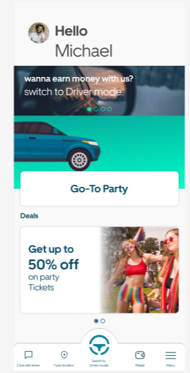 Car-Sharing Mobile App 