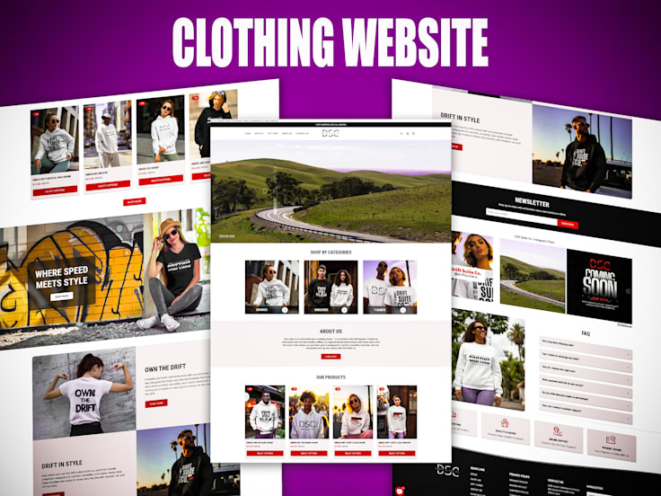 WordPress Website for a Clothing Store
